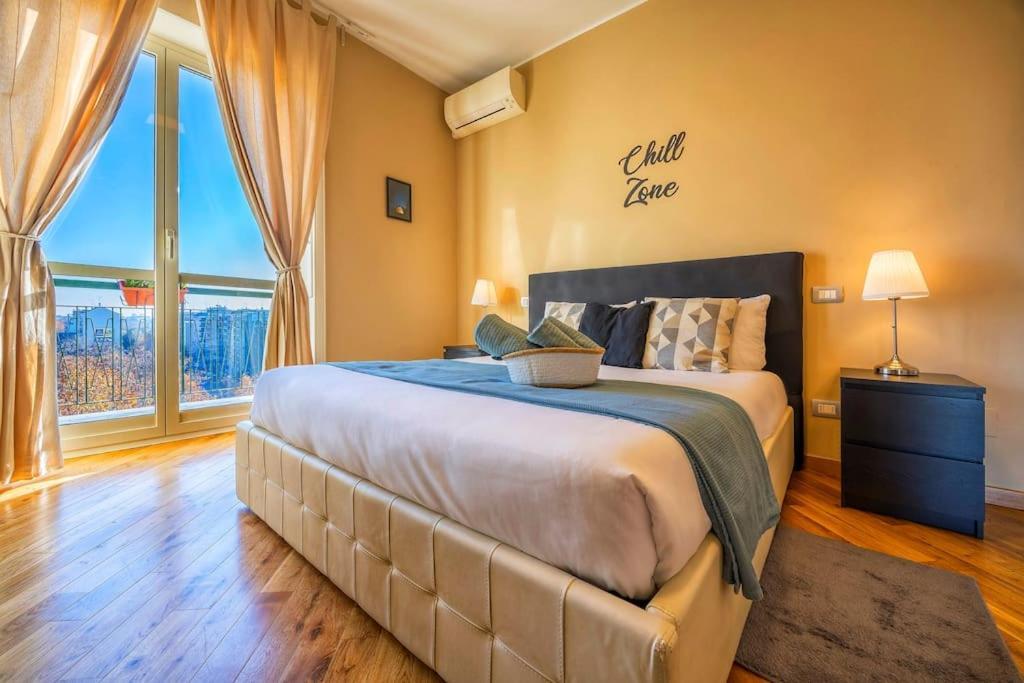 Sunny & Updated Flat With Panoramic City View 50M From M4 Stop Mediolan Zewnętrze zdjęcie